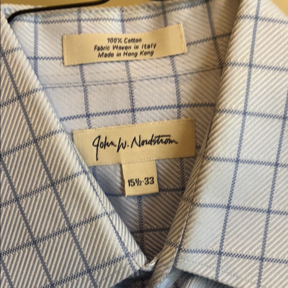 John w. Nordstrom 15 1/2 x 33 dress shirt